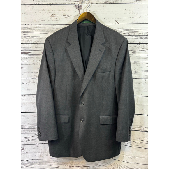 Men's Ralph Lauren Gray Sport Coat & Blazer 46L